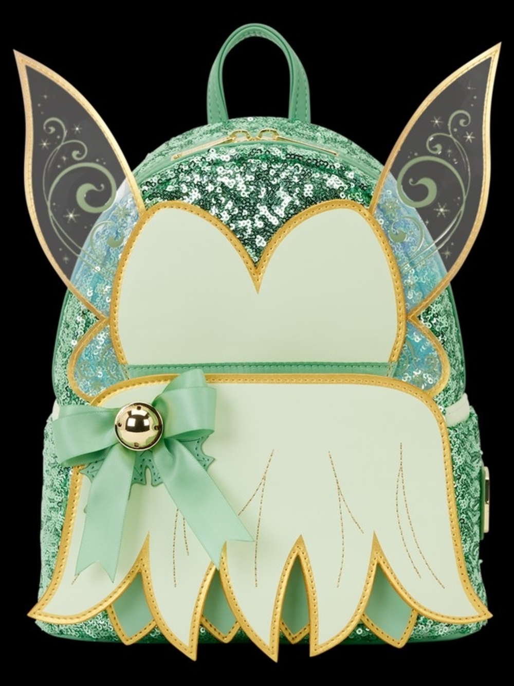 ✨ Loungefly Disney Tinker Bell Cosplay Sequin Mini Backpack NWT ✨